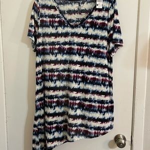 Woman’s tie die blouse